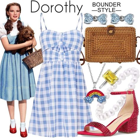 Disney Character Outfits, Easy Halloween Costumes For Women, Cute Disney Outfits, Dorothy Gale, Everyday Cosplay, Snow White Disney, Disney Inspired Outfits, Disney Colors, Group Costumes