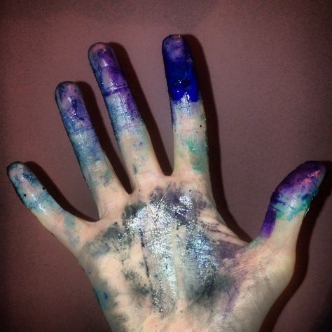 Messy hands from painting !!  Mix media acrylic ink Messy Paint Aesthetic, Paint Aesthetic, Acrylic Ink, Mix Media, Mixed Media, Paint, Media, Wood, Art