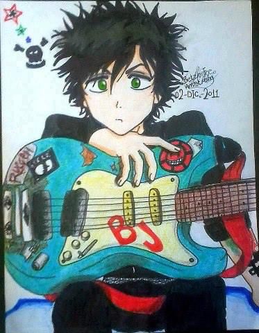 Billie Joe Armstrong Fanart, Green Day Drawings, Green Day Fanart, Green Day Art, Band Drawing, Bat Cake, Billy Joe Armstrong, Green Day Band, Otaku Problems