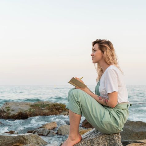 The power of self-reflection: 20 questions to help you reflect — Calm Blog Create Healthy Habits, Calm App, Set Intentions, Blank Slate, 20 Questions, Self Reflection, Morning Light, Pen And Paper, Live Events