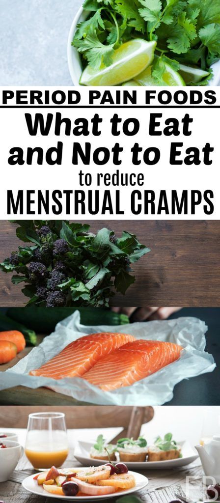 Period Pain Foods: What to Eat and What Not to Eat *to Reduce Menstrual Cramps* - Eat Beautiful Foods For Cramps, Food For Period, Cramp Remedies, Menstrual Cramp Relief, Natural Headache, Cramps Relief, Period Cramps, Menstrual Pain, Period Pain