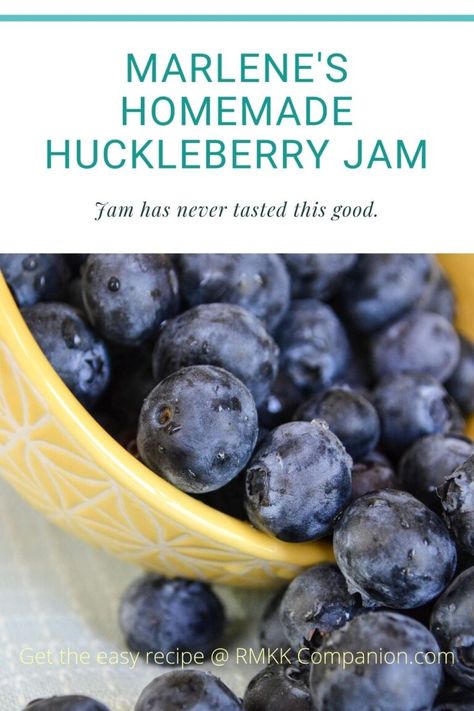 Huckleberry Jam Recipe Canning, Jam Canning Recipes, Huckleberry Jam Recipe, Huckleberry Recipes, Huckleberry Jam, Homemade Applesauce, Pancake Stack, Jam Recipe, Cherry Pie Filling