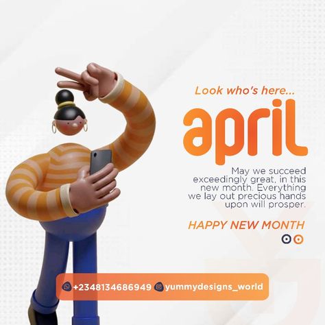 Happy New Month April Design, April New Month Flyer, Happy New Month April Flyer Design, Happy New Month April, New Month April, New Month Design Flyer, Happy New Month Flyer Design, New Month Flyer Design, New Month Design