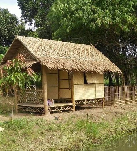 Bahay Kubo Design, Nipa Hut, Hut Design, Philippines House Design, Philippine Houses, Bahay Kubo, Hut House, Bamboo House Design, Bamboo Structure