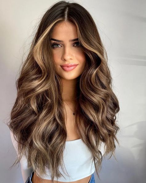 Best Fall Hair Colors 2023: Hair Color Trends & Ideas Summer Balayage Brunette Sun Kissed, Sun Kissed Highlights Brunette, Summer Brunette Hair Balayage Sun Kissed, Highlighting Techniques, Brunette Hair With Highlights, Black Hair With Highlights, Dark Hair With Highlights, Brown Hair With Blonde Highlights, Hair 2024