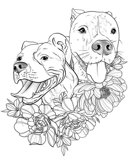 Fine Line Pitbull Tattoo, Pitbull Ears Tattoo, 2 Dogs Tattoo, Pit Bull Tattoo, Polaroid Drawings, Pet Portrait Tattoos, Pet Tattoo Ideas, Beautiful Spine Tattoos, Pitbull Drawing