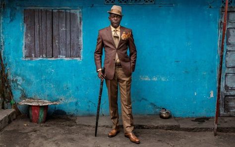 Congo's sapeurs pass their style on to a new generation - BBC News Congo Dandies, Solange Knowles, Peaceful Protest, Sophisticated Outfits, Police Women, Small Clothes, Documentary Photographers, British Library, Contemporary Photography