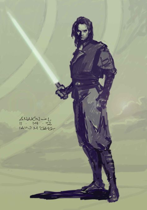 Artist of the Week - Iain McCaig Ian Mccaig, Iain Mccaig, Superhero Oc, Artist Of The Week, Industrial Lighting Design, Anakin Vader, Ralph Mcquarrie, Star Wars Concept Art, Star Wars Outfits