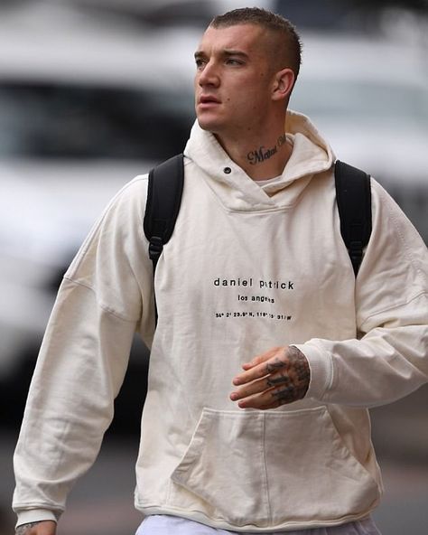 dustin martin in heavy hoodie LA // Dusty Martin, Dustin Martin, Carlton Football Club, Richmond Football Club, Heavy Hoodie, Daniel Patrick, Simple Dress Pattern, Im Falling In Love, Hot Damn