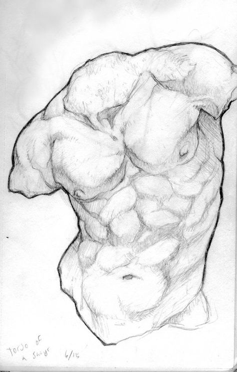 Male Figure Tattoo, Male Satyr, Learn To Draw People, Drawing Male, Male Figure Drawing, Human Figure Sketches, Draw People, Male Torso, Human Anatomy Drawing