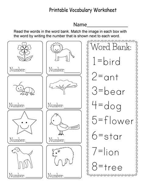 Kindergarten English Worksheets Free Printables | K5 Worksheets Kindergarten Vocabulary Words, Kindergarten Language Worksheets, Kindergarten English Worksheets, Kindergarten Grammar Worksheets, Kindergarten Vocabulary, Rhyming Worksheet, Language Arts Worksheets, English Worksheets For Kindergarten, Kindergarten Language Arts