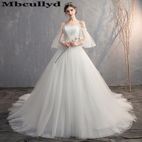 Ball Gown 2023, Wedding Dress Puffy, Bridal Dress White, Gown 2023, White Bridal Dress, Puffy Wedding Dresses, Inexpensive Wedding Dresses, Wedding Dresses Images, Long Wedding Dress