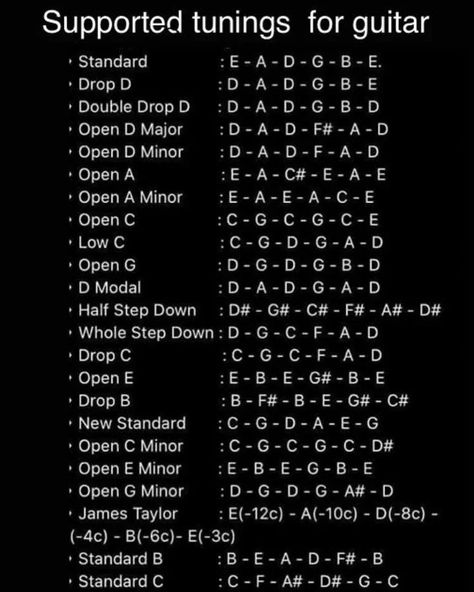 Tunings for Guitar 🎸✅❤ . . . #music #electricguitar #guitarporn #acousticguitar #rock #metal Power Chords Guitar, Tuning Guitar, Learn Electric Guitar, Bass Quotes, Blues Guitar Lessons, Power Chord, Guitar Chords For Songs, Guitar Chord Chart, Blues Guitar