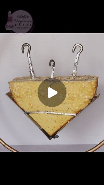 Edibleelegancecakeszim Youtuber on Instagram: "Gravity defying suspended heart cake assembly." New Cake Ideas Unique, Triangle Cake Design, New Cake Designs Unique, Gravity Defying Cake Ideas, Gravity Cake Tutorial, Birthday Cake Designs Unique, Gravity Defying Cake Tutorial, Latest Cake Trends, Moving Cake