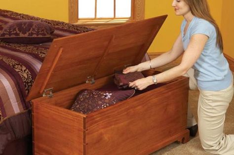 Chests | WOOD Magazine Chest Woodworking Plans, Woodworking Kits, Wood Store, Wood Magazine, Woodworking Books, Woodworking Joints, Easy Wood Projects, Blanket Chest, Woodworking Plan