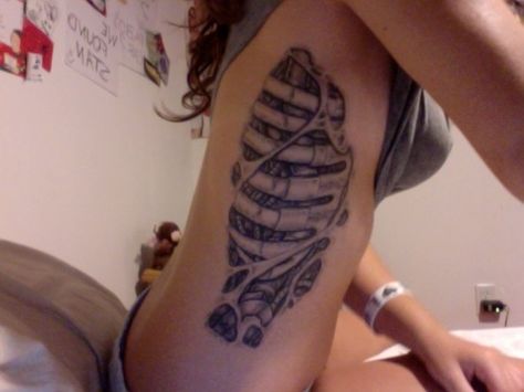 I love it so much I would definitely consider it.<3 Skeleton, We Heart It, Lost, Tattoos, White, Black