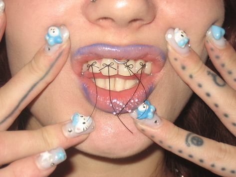 bow. tooth gems. teeth sparkle. 2014. Tumblr. coquette aesthetic Temporary Tooth, Tooth Gems, Tooth Gem, Thank U, Bling Bling, Gems, Models, On Instagram, Quick Saves