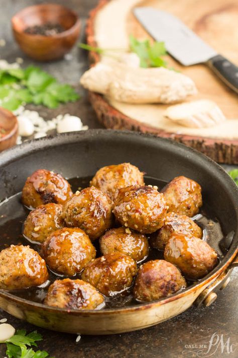 Mongolian Beef Meatballs are hearty, satisfying, and ready in a mere 15 minutes making them an ideal choice for a quick weeknight dinner. Mongolian Beef Meatballs, Mongolian Meatballs, Beef Mongolian, Frozen Meatball Recipes, Beef Entrees, Potluck Ideas, Slow Cooker Recipes Beef, Recipe Beef, Mongolian Beef