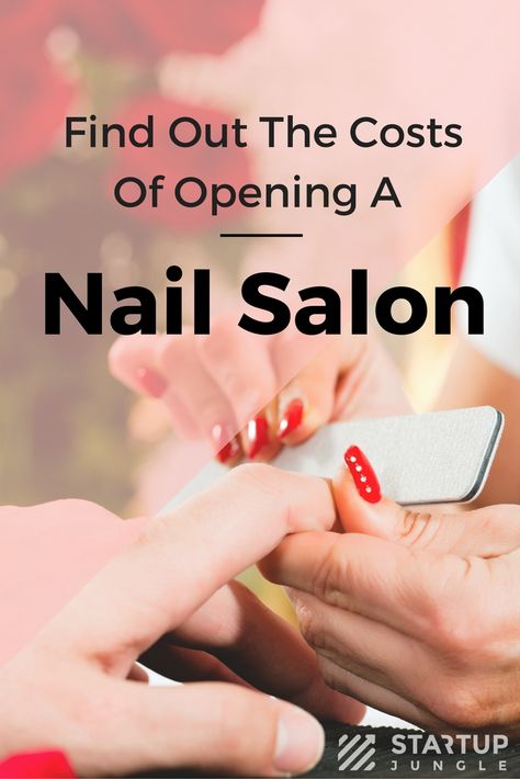 Have you wondered how much it costs to open a nail salon? It's not as much as you think...find out at Startup Jungle. Opening A Nail Salon, Business Plan For Nail Salon, Starting A Nail Salon At Home, Nail Salon Ventilation System, High End Nail Salon, How To Start A Nail Salon Business, Nail Salon Essentials, Nail Salon Inspiration, Nail Salon Set Up Ideas