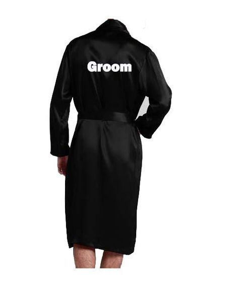 Personalized Mr Groom Men Man Satin Robes dressing Gown wedding gift groomsman. Grooms Party, Wedding Robes, Satin Robes, Personalized Robe, Wedding Gifts For Groomsmen, Bridal Party Robes, Wedding Robe, Gown Wedding, Dressing Gown