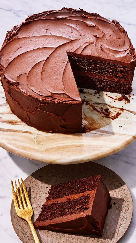 One-Bowl Chocolate Cake Reptile Rack, One Bowl Chocolate Cake, Bologna Recipes, Cooking Blogs, Whipped Chocolate Ganache, Ultimate Chocolate Cake, Cakes Easy, Chocolate Ganache Frosting, Ganache Frosting