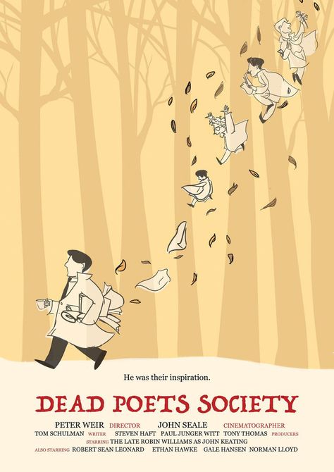 Dead Poets Society Poster, Society 1989, Movie Screening, Oh Captain My Captain, Dead Poets Society, Alternative Movie Posters, Robin Williams, Film Posters, Film Serie