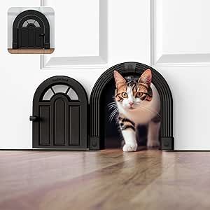 Interior Cat Door, Pet Doors, Door Interior, Pet Door, Apartment Organization, Cat Door, Pet Gate, Safe Haven, Cat Room