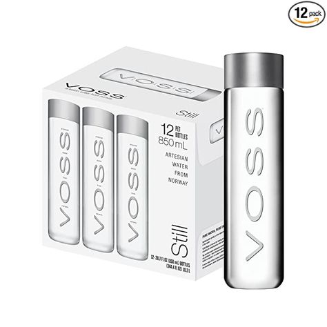 Amazon.com: VOSS Still Water – Premium Naturally Pure Water - PET Plastic Water Bottles for On-the-Go Hydration – 850ml (Pack of 12) : Grocery & Gourmet Food Voss Water Bottle, Voss Water, Plastic Bottle Design, Premium Water Bottle, Wide Mouth Water Bottle, Plastic Water Bottles, Pet Plastic Bottles, Water Enhancer, Pure Water