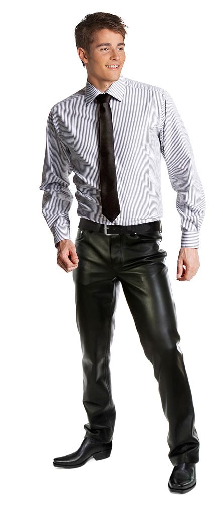 Mens Leather Clothing, Mens Leather Pants, Leather Clothing, Custom Jeans, Men's Casual Style, Leather Jeans, Herren Outfit, Leather Trousers, Mens Leather