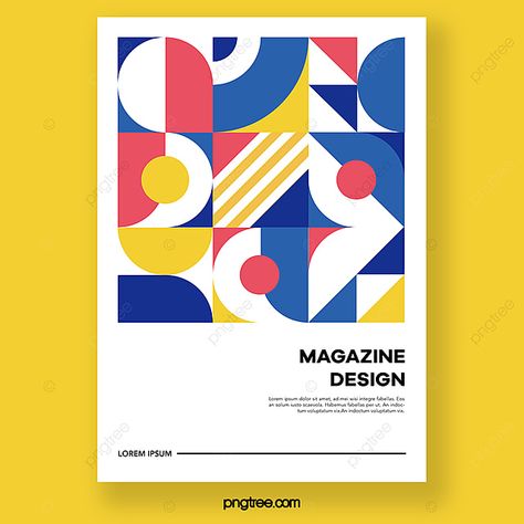 Creative Geometric Color Block Book Cover Design Geometric Poster Design, Logos Color, Geometric Graphic Design, Book Cover Design Template, Annual Report Template, Master Thesis, Buch Design, Geometric Poster, Design Brochure