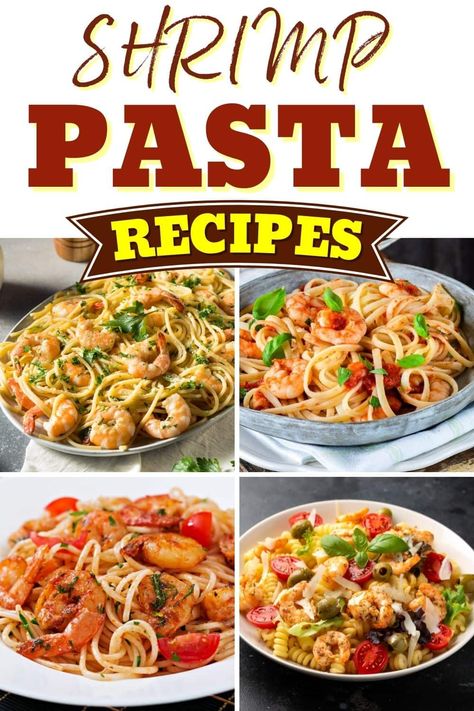 Easy Shrimp Pasta Recipes, Dinner Recipes Shrimp, Instant Pot Shrimp, Easy Shrimp Pasta, Frozen Cooked Shrimp, Shrimp Pasta Recipes Easy, Shrimp And Pasta, Shrimp Pesto Pasta, Creamy Cajun Shrimp Pasta