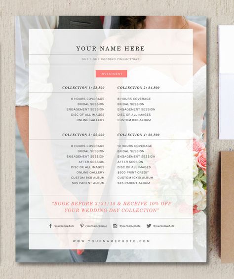 Check out Wedding Photographer Price List by Bittersweetdesignboutique on Creative Market Photography Quotation, Photographer Price List, Photographers Price List, Photography Price List Template, Wedding Flyer, Photography Pricing Template, Wedding Photography List, Photography Price List, Photography List