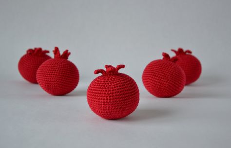 #etsy shop: 1 Pcs - Crochet pomegranate, Crochet play food, Kitchen decoration, Crochet fruit, Knitted toy food, Waldorf play food, Amigurumi food https://etsy.me/2MKJGVY #red #birthday #valentinesday #brown #crochetpomegranate #crochetplayfood #kitchendecoration Crochet Pomegranate, Food Amigurumi, Crochet Play Food, Waldorf Play, Amigurumi Food, Crochet Fruit, Baby Soap, Fine Motor Skills Development, Toy Food