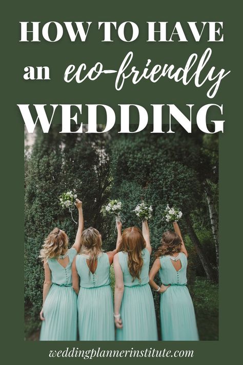 Visit here to check out Planning a Green Wedding: Eco-Friendly Ideas on Wedding Planner Institute Blog! If you are looking for eco-friendly wedding ideas, then this is the blog post for you! Get inspired to try out eco-friendly decorations and venues. You will love these green weddings and sustainable wedding this blog post has to offer as well. Be sure to try out these sustainable wedding venues and ideas. #ecofriendlyweddings #greenweddings #sustainablewedding Sustainable Wedding Ideas, Something Borrowed Wedding, Eco Friendly Wedding Decor, Eco Wedding, Eco Friendly Decor, Bride Guide, Sustainable Wedding, Eco Friendly Wedding, Minimal Wedding