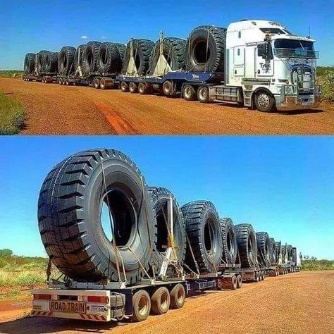 Extreme 4x4, Heavy Construction Equipment, Train Truck, Custom Big Rigs, Road Train, Kenworth Trucks, Big Rig Trucks, Heavy Machinery, Large Cars