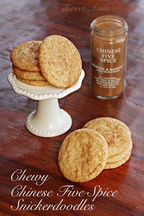 Five Spice Desserts, Chinese 5 Spice Desserts, Chinese 5 Spice Cookies, Chinese 5 Spice Recipe, Chinese Cookies, Spice Cookie Recipes, Chinese Five Spice, 5 Spice, Five Spice