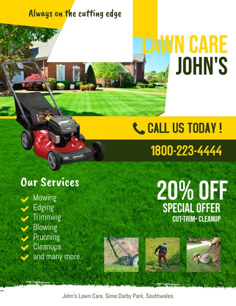 Landscaping In Texas, Plant Branding, Lawn Maintenance Schedule, Leaflet Ideas, Lawn Mowing Business, Mowing Business, Gardening Logo, Lawn Care Flyers, Lawn Care Business Cards