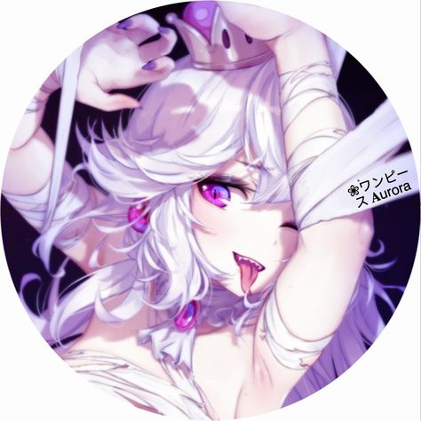 Boosette Fanart Icon, Princess Boo Icon, Queen Boo Pfp, Booette Pfp, Booette Icon, King Boo Fanart, Queen Boo, Mario Pfp, Princess Boo