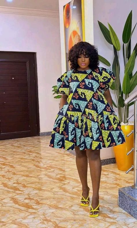 Lose Dress Outfits Ankara, Ankara Free Gown Styles For Women Short, Matanity Short Gown Ankara, 2 Yards Ankara Dress Styles For Church, Pregnancy Ankara Styles, Simple Ankara Short Gown Styles, Ankara Short Gown Dresses, Boubou Styles For Women, Latest African Men Fashion