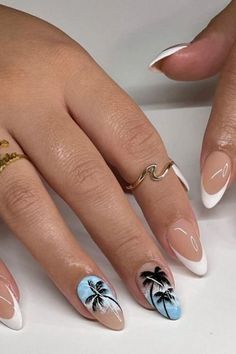 Nails For Maldives, Maldives Nails, Sea Turtle Nail Art, Sea Turtle Nails, Turtle Nail Art, Turtle Nails, Beach Nail, Face Tips, Tropical Nails