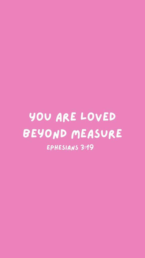 #bibleverse #ephesians You Are Loved Beyond Measure Bible Verse, Thankful Verses, God In My Life, Loved Beyond Measure, The Goodness Of God, Goodness Of God, Verse Bible, Cute Bibles, Comforting Bible Verses