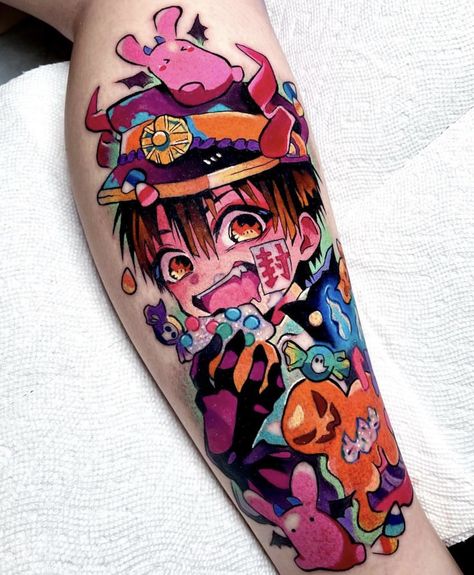 Tbhk Tattoo Ideas, Tbhk Tattoo, Danganronpa Tattoo, Tattoo Colorful, Cow Outfits, Tattoo Music, Tattoos Inspo, Tattoo Anime, Epic Tattoo