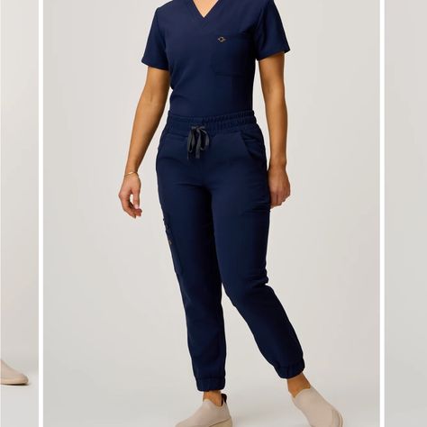 Brand New With Tags On, Size Xs, Navy Blue Navy Scrubs Outfit, Navy Blue Scrubs Outfit, Blue Scrubs Outfit, Navy Scrubs, Navy Blue Scrubs, Scrubs Outfit, Green Bodysuit, Pleated Jacket, Blue Scrubs