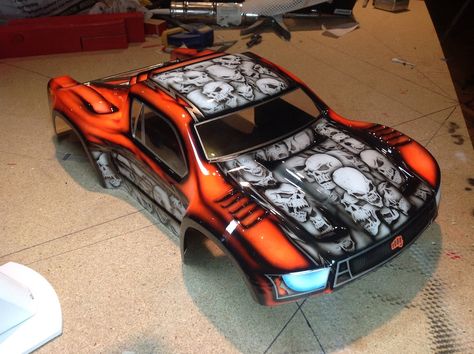 Leave it to Steever Custom Paint, Graphics, and Masks (Mera'din) - Page 2 - R/C Tech Forums Rc Car Paint Jobs, Rc Paint Jobs, Rc Paint Ideas, Rc Car Paint Ideas, Painting Bodies, Truck Paint Jobs, Rc Cars Traxxas, Custom Masks, Traxxas Slash 4x4