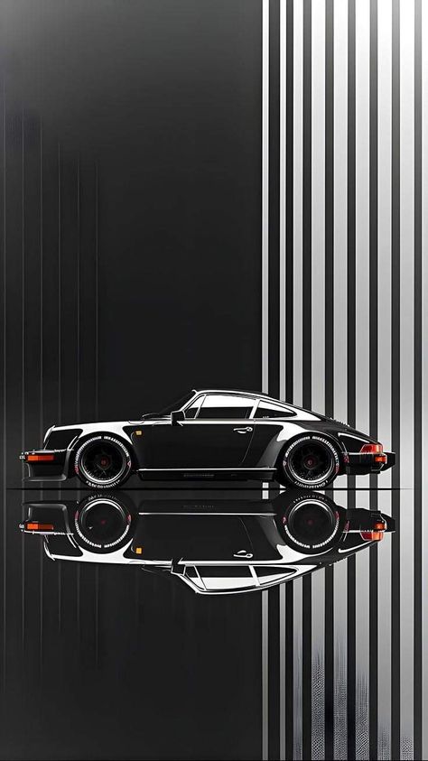 Porsche Iphone Wallpaper, Apple Pie Ice Cream, Pie Ice Cream, Black Porsche, Cool Car Drawings, Best Jdm Cars, Car Artwork, Cool Car Pictures, Automotive Photography