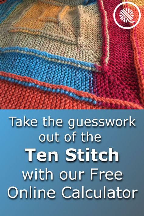 Take the guesswork out of your next Ten Stitch Blanket with my easy, interactive Ten Stitch Calculator. http://www.goodknitkisses.com/ten-stitch-calculator #goodknitkisses #knitting #loomknitting #tenstitch #10stitch Ten Stitch Blanket Free Pattern, 10 Stitch Blanket Knit Free Pattern, Crochet Patterns Videos, Ten Stitch Blanket, 10 Stitch Blanket, Loom Knitting Blanket, Knit Crochet Patterns, Knit Afghan, Knitting Squares