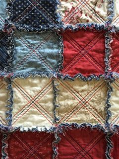 Heather Spence Designs: american flag rag quilt and Aurifil thread giveaway! Flag Rag Quilt, Denim Rag Quilt, Rag Quilting, Rag Flag, American Flag Quilt, Flannel Rag Quilts, Rag Quilt Tutorial, Blue Jean Quilts, Squares Quilt