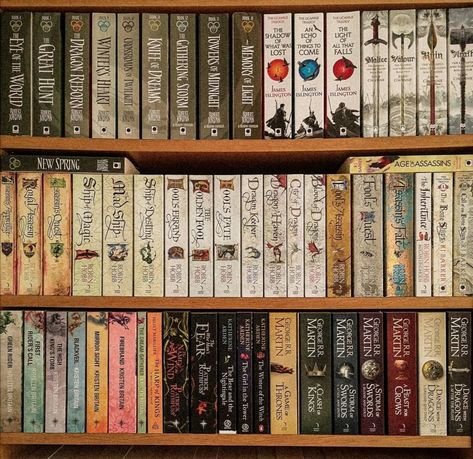 By slavicreader Instagram Robin Hobb Books, Aesthetic Bookshelves, Robin Hobb, Book Bucket, Book Annotation, Book Shelves, Book Suggestions, Book Shelf, Book Inspiration