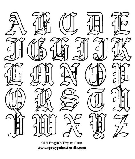 Tattoo Lettering | tattoo fonts old english | 21 Tattoo And Wallpaper Blog Old English Font Tattoo, Old English Tattoo, Calligraphy Tattoo Fonts, Old English Alphabet, Font Tato, Stencil Lettering, Tattoo Lettering Alphabet, Alphabet Graffiti, Tattoo Fonts Alphabet