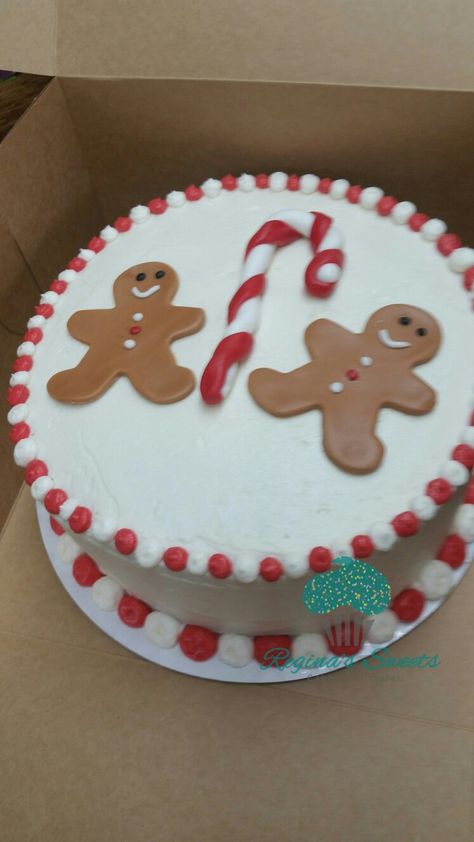 Gingerbread Themed Cake, Gingerbread Smash Cake, Gingerbread Man Birthday Cake, Gingerbread Shaped Cake, Candy Cane Cake, Candy Cane Cake Decoration, Candy Cane Birthday Cake, Gingerbread Man Cake, Cake With Gingerbread Decorations